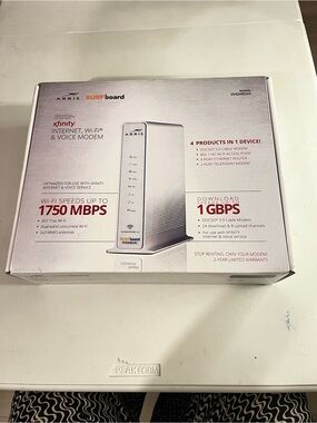 ARRIS SURFboard Cable Modem Router Combo - White